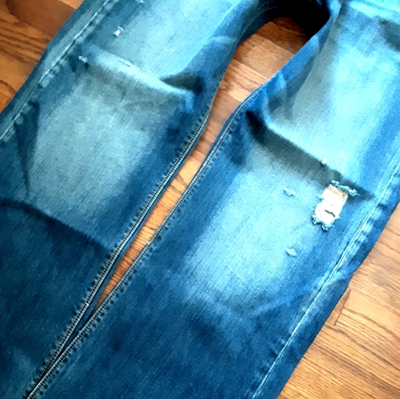 Ed Hardy Jeans Size 36 Distressed Boot Cut Flap - Picture 8 of 13